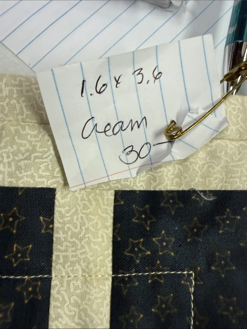 Handmade patchwork quilted